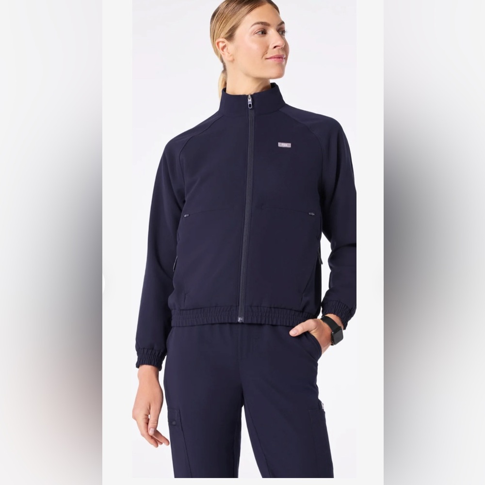 Sydney Scrub Jacket, Navy, Small